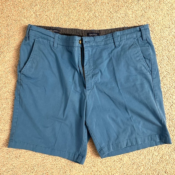 2 Pair of Nautica Shorts sz 40 Blue & Green - Picture 2 of 7